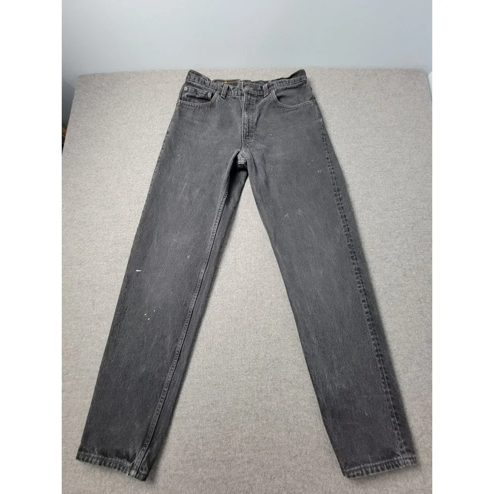 Levi's 550 Jeans Mens 34x34 Gray‎ Denim Relaxed Fit USA Tapered Leg Streetwear